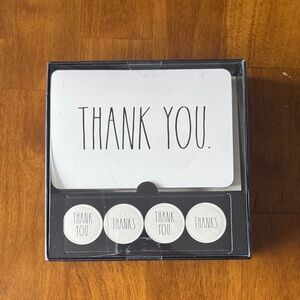 Rae Dunn Thank You Note Card Set